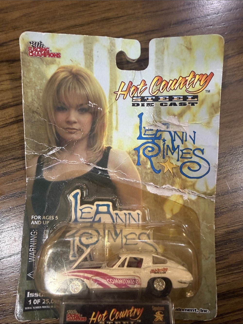 Hot Country Die-Cast Collectible Car in White & Pink - LeAnn Rimes Edition